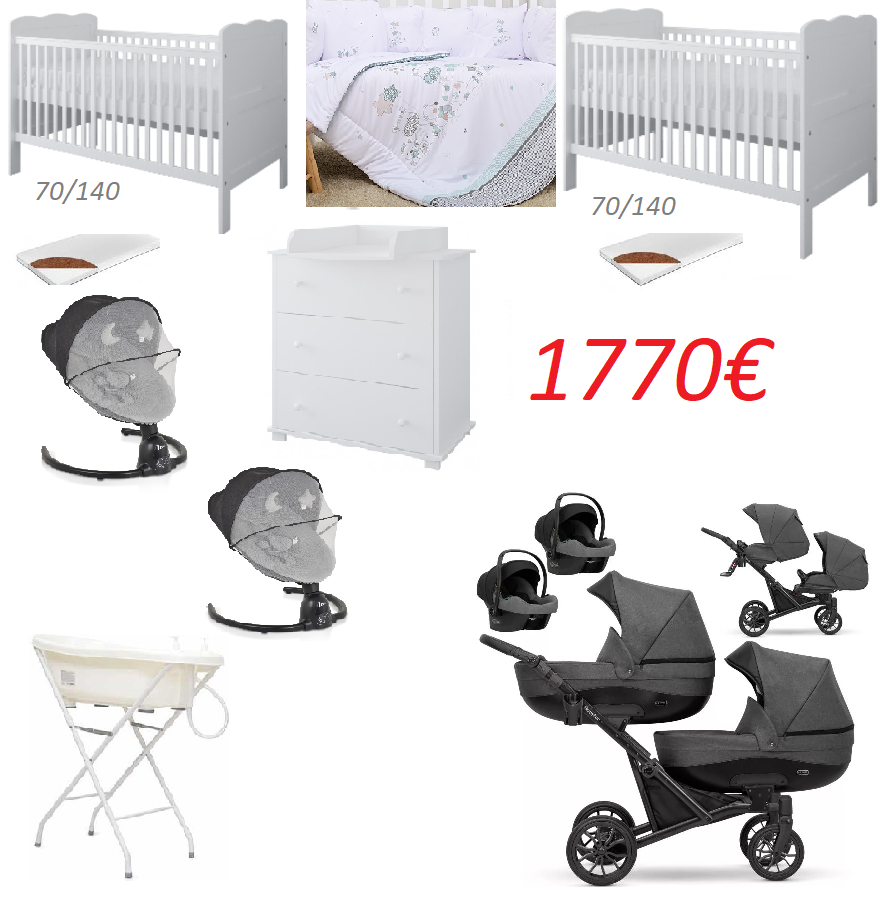Βρεφικο πακετο διδυμων Bell Comfort