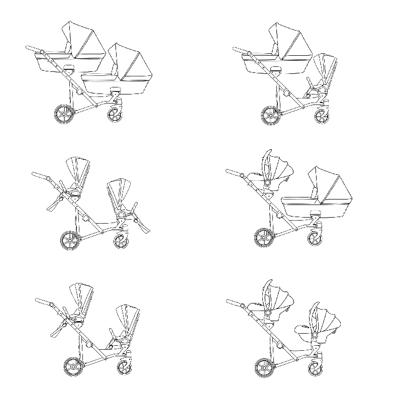Ivento Duo Eco Baby Blue Metalic - Image 6