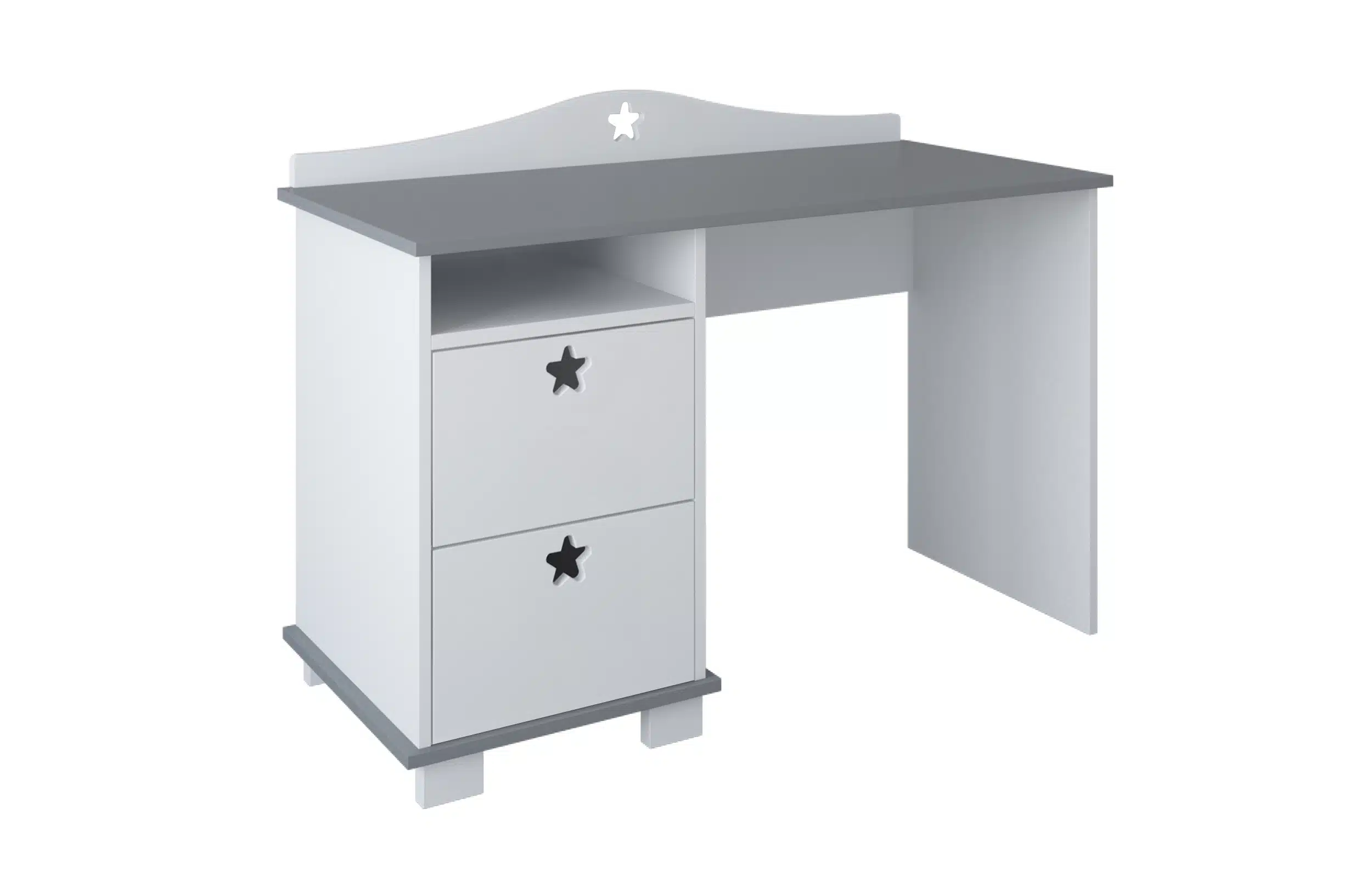 Γραφείο Stars Grey με 2 συρτάρια