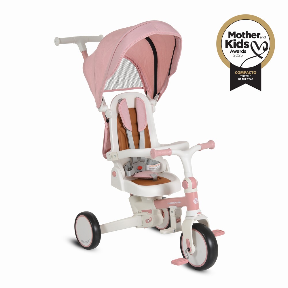 Τρικυκλο Compact 4 in 1 Pink